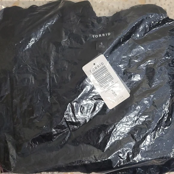 Torrid Surplice Strappy Bodysuit Lace Black - Picture 10 of 10